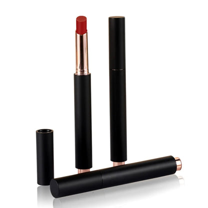 10-color black tube matte moisturizing press lipstick