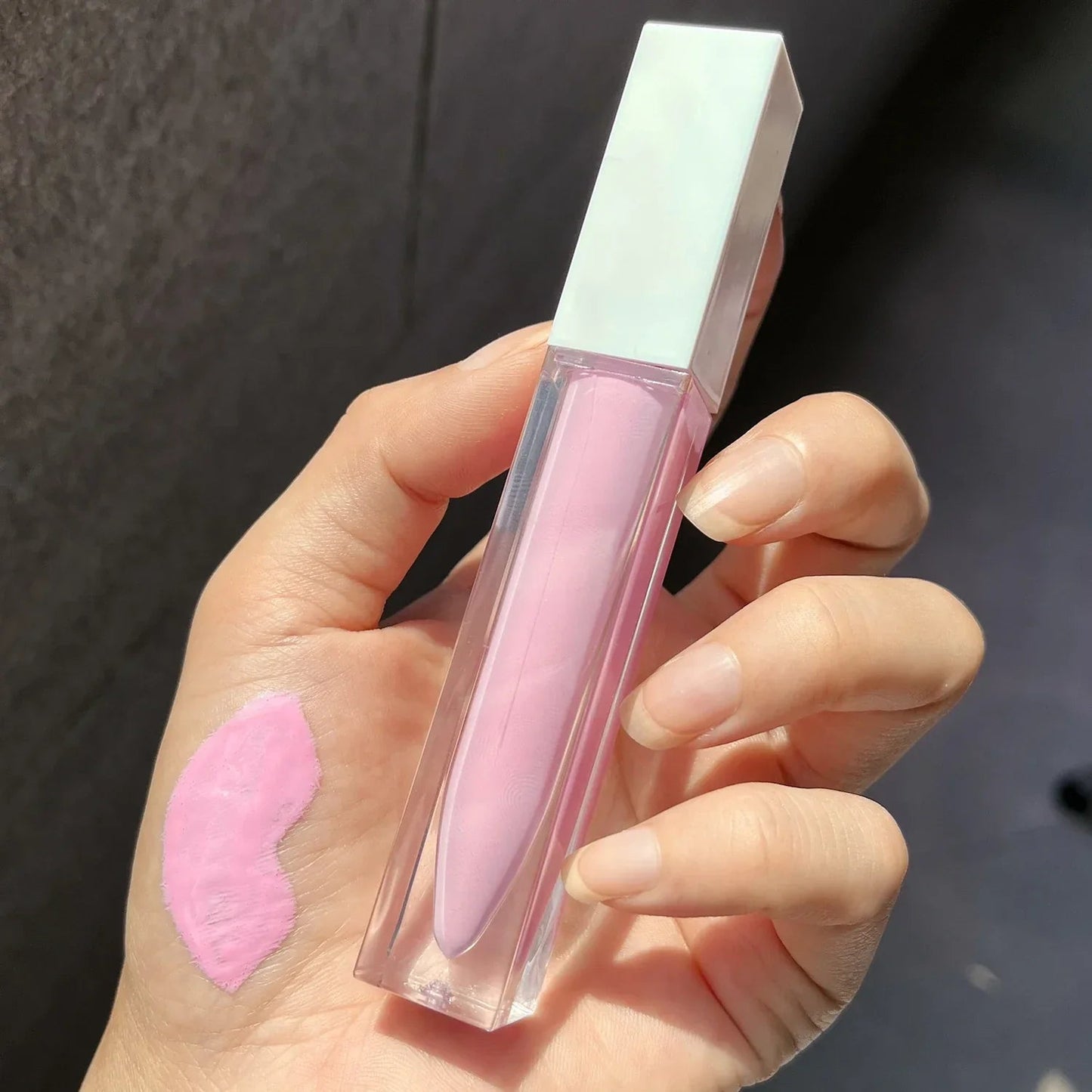 10pcs Custom Logo Waterproof Vegan Glitter Lip - plumping  Lip Gloss